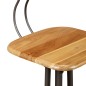 vidaXL Barhocker 2 Stk. Altholz Teak vidaXL Barhocker 2 Stk. Altholz Teak