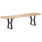 vidaXL Sitzbank 160 cm Massivholz Mango vidaXL Sitzbank 160 cm Massivholz Mango