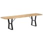 vidaXL Sitzbank 160 cm Massivholz Mango vidaXL Sitzbank 160 cm Massivholz Mango