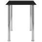 vidaXL Esstisch Schwarz 120 x 60 x 75 cm Hartglas vidaXL Esstisch Schwarz 120 x 60 x 75 cm Hartglas
