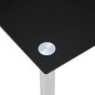 vidaXL Esstisch Schwarz 120 x 60 x 75 cm Hartglas vidaXL Esstisch Schwarz 120 x 60 x 75 cm Hartglas