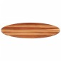vidaXL Tischplatte Massivholz Palisander Rund 15-16 mm 80 cm 
