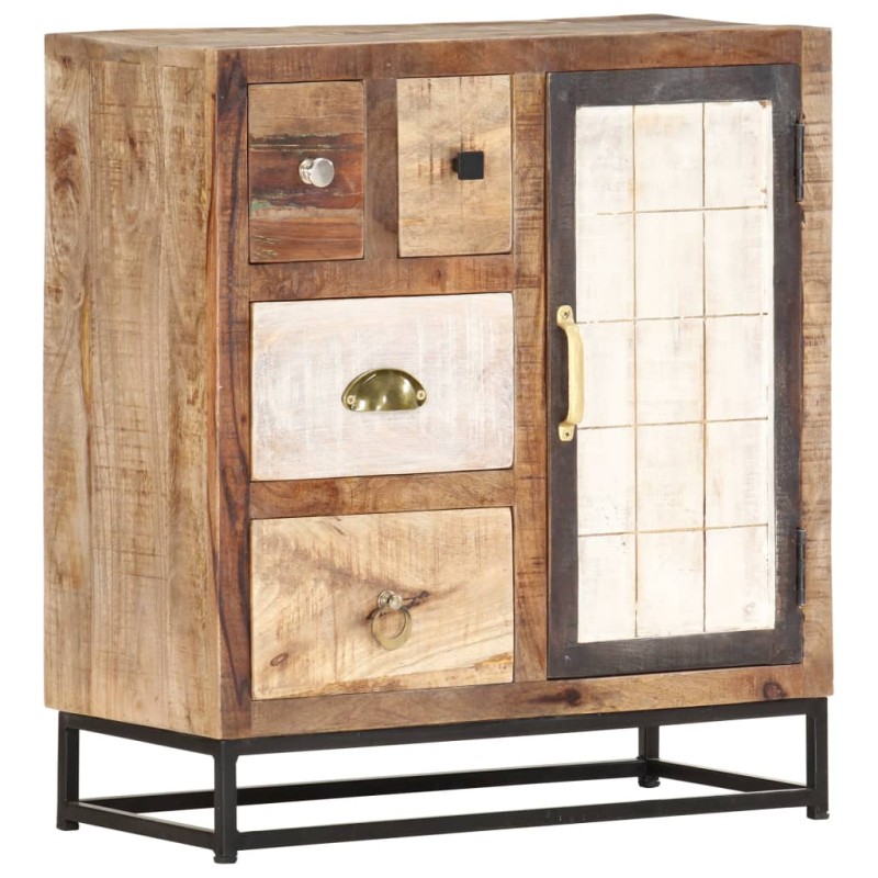 vidaXL Sideboard 60x30x70 cm Altholz Massiv vidaXL Sideboard 60x30x70 cm Altholz Massiv