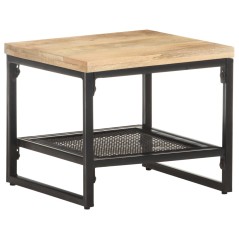 vidaXL Beistelltisch 40x40x35 cm Massivholz Mango