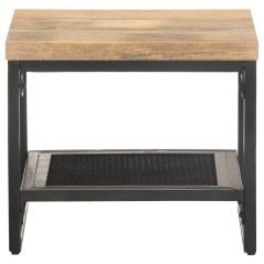 vidaXL Beistelltisch 40x40x35 cm Massivholz Mango