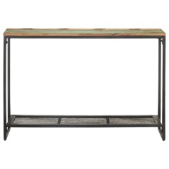 vidaXL Konsolentisch 110x35x75 cm Recyceltes Massivholz