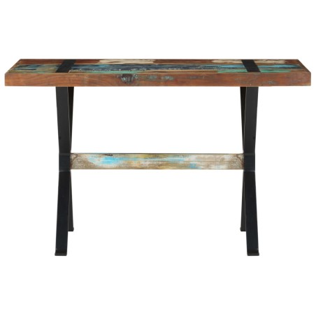 vidaXL Esstisch 120x60x76 cm Altholz Massiv