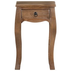 vidaXL Nachttisch 28x28x46 cm Massivholz Mango