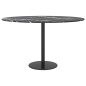 vidaXL Tischplatte Schwarz Ø70x0,8 cm Hartglas in Marmoroptik vidaXL Tischplatte Schwarz Ø70x0,8 cm Hartglas in Marmoroptik