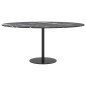 vidaXL Tischplatte Schwarz Ø90x1 cm Hartglas in Marmoroptik vidaXL Tischplatte Schwarz Ø90x1 cm Hartglas in Marmoroptik