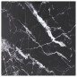 vidaXL Tischplatte Schwarz 80x80 cm 6 mm Hartglas in Marmoroptik vidaXL Tischplatte Schwarz 80x80 cm 6 mm Hartglas in Marmoroptik