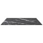 vidaXL Tischplatte Schwarz 80x80 cm 6 mm Hartglas in Marmoroptik vidaXL Tischplatte Schwarz 80x80 cm 6 mm Hartglas in Marmoroptik