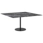 vidaXL Tischplatte Schwarz 80x80 cm 6 mm Hartglas in Marmoroptik vidaXL Tischplatte Schwarz 80x80 cm 6 mm Hartglas in Marmoroptik