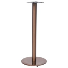 vidaXL Bistrotisch-Gestell Golden Ø45x107 cm Edelstahl