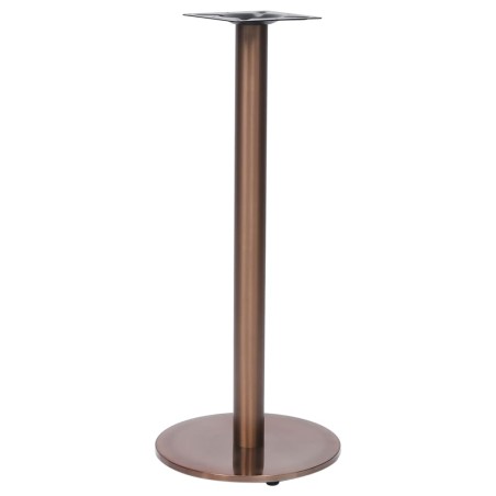 vidaXL Bistrotisch-Gestell Golden Ø45x107 cm Edelstahl