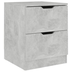 vidaXL Nachttisch Betongrau 40x40x50 cm Spanplatte