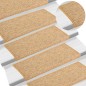 vidaXL Stufenmatten Selbstklebend 15 Stk. Orange 65x21x4 cm vidaXL Stufenmatten Selbstklebend 15 Stk. Orange 65x21x4 cm