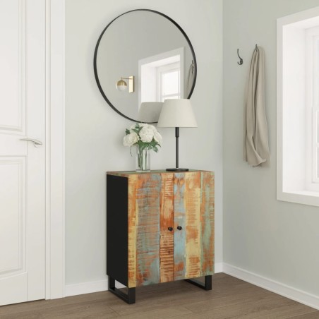 vidaXL Sideboard 60x33x75 cm Altholz Massiv
