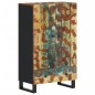 vidaXL Highboard mit Schublade 60x33x100 cm Massives Altholz & Eisen vidaXL Highboard mit Schublade 60x33x100 cm Massives Altholz & Eisen