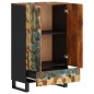 vidaXL Highboard mit Schublade 60x33x100 cm Massives Altholz & Eisen vidaXL Highboard mit Schublade 60x33x100 cm Massives Altholz & Eisen