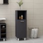 vidaXL Badezimmerschrank Grau 30x30x95 cm Holzwerkstoff vidaXL Badezimmerschrank Grau 30x30x95 cm Holzwerkstoff