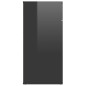 vidaXL Sideboard Hochglanz-Schwarz 80x36x75 cm Holzwerkstoff vidaXL Sideboard Hochglanz-Schwarz 80x36x75 cm Holzwerkstoff