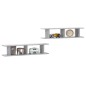 vidaXL Wandregale 2 Stk. Betongrau 90x18x20 cm Holzwerkstoff vidaXL Wandregale 2 Stk. Betongrau 90x18x20 cm Holzwerkstoff