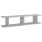 vidaXL Wandregale 2 Stk. Betongrau 90x18x20 cm Holzwerkstoff vidaXL Wandregale 2 Stk. Betongrau 90x18x20 cm Holzwerkstoff