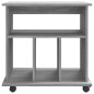 vidaXL Rollschrank Grau Sonoma 60x45x60 cm Holzwerkstoff