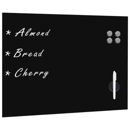 vidaXL Magnettafel Wandmontage Glas 80 x 60 cm 