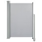 vidaXL Ausziehbare Seitenmarkise 120x300 cm Grau vidaXL Ausziehbare Seitenmarkise 120x300 cm Grau