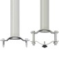 vidaXL Ausziehbare Seitenmarkise 120x300 cm Grau vidaXL Ausziehbare Seitenmarkise 120x300 cm Grau