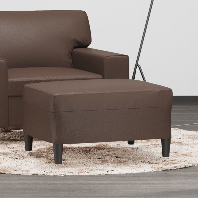 vidaXL Fußhocker Braun 70x55x41 cm Kunstleder vidaXL Fußhocker Braun 70x55x41 cm Kunstleder