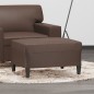 vidaXL Fußhocker Braun 70x55x41 cm Kunstleder vidaXL Fußhocker Braun 70x55x41 cm Kunstleder