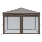 vidaXL Partyzelt Faltbar mit Seitenwänden Taupe 3x3 m vidaXL Partyzelt Faltbar mit Seitenwänden Taupe 3x3 m
