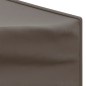 vidaXL Partyzelt Faltbar mit Seitenwänden Taupe 3x3 m vidaXL Partyzelt Faltbar mit Seitenwänden Taupe 3x3 m