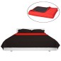 vidaXL Gesteppte Wende-Tagesdecke Rot and Schwarz 170x210 cm vidaXL Gesteppte Wende-Tagesdecke Rot and Schwarz 170x210 cm