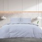 vidaXL Bettwäsche-Set Grau 260x220 cm Baumwolle vidaXL Bettwäsche-Set Grau 260x220 cm Baumwolle