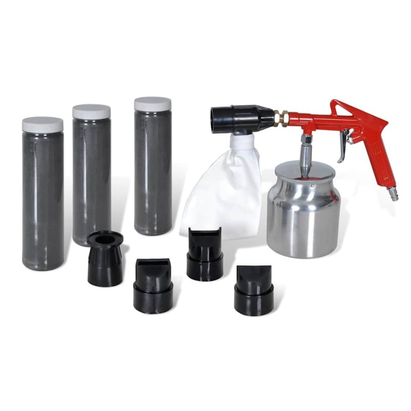 Druckluft Sandstrahlpistole Sandstrahler Set Druckluft Sandstrahlpistole Sandstrahler Set