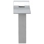 vidaXL Mesh-Gartentor Verzinkter Stahl 400 x 150 cm Grau vidaXL Mesh-Gartentor Verzinkter Stahl 400 x 150 cm Grau