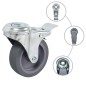 vidaXL Lenkrollen mit Bolzenloch 4 Stk. 75 mm vidaXL Lenkrollen mit Bolzenloch 4 Stk. 75 mm