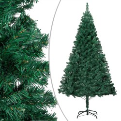 Künstlicher Weihnachtsbaum mit LEDs & Dicken Zweigen Grün 210cm