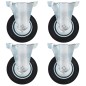 vidaXL Bockrollen 4 Stk. 100 mm vidaXL Bockrollen 4 Stk. 100 mm