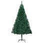 Künstlicher Weihnachtsbaum mit LEDs & Dicken Zweigen Grün 210cm Künstlicher Weihnachtsbaum mit LEDs & Dicken Zweigen Grün 210cm