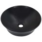 vidaXL Waschbecken 41 x 12,5 cm Keramik Schwarz vidaXL Waschbecken 41 x 12,5 cm Keramik Schwarz