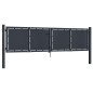 vidaXL Gartentor Stahl 300×100 cm Anthrazit vidaXL Gartentor Stahl 300×100 cm Anthrazit