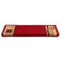 vidaXL Stufenmatten Selbstklebend 5 Stk. 65x21x4 cm Rot vidaXL Stufenmatten Selbstklebend 5 Stk. 65x21x4 cm Rot