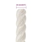 vidaXL Arbeitsseil Weiß 24 mm 25 m Polypropylen vidaXL Arbeitsseil Weiß 24 mm 25 m Polypropylen