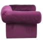 vidaXL Hundesofa mit Schublade Burgunderrot 75x50x38 cm Plüsch vidaXL Hundesofa mit Schublade Burgunderrot 75x50x38 cm Plüsch