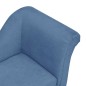 vidaXL Hundesofa mit Kissen Blau 83x44x44 cm Plüsch vidaXL Hundesofa mit Kissen Blau 83x44x44 cm Plüsch